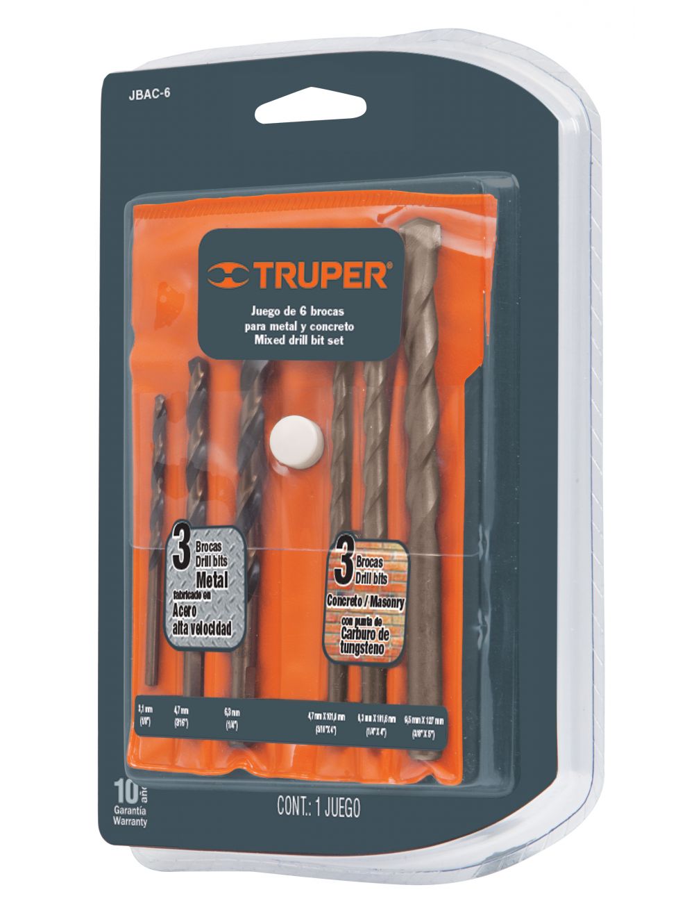 Blades & Williams Limited Truper Masonry & High Speed Drill Bit 6pc Set