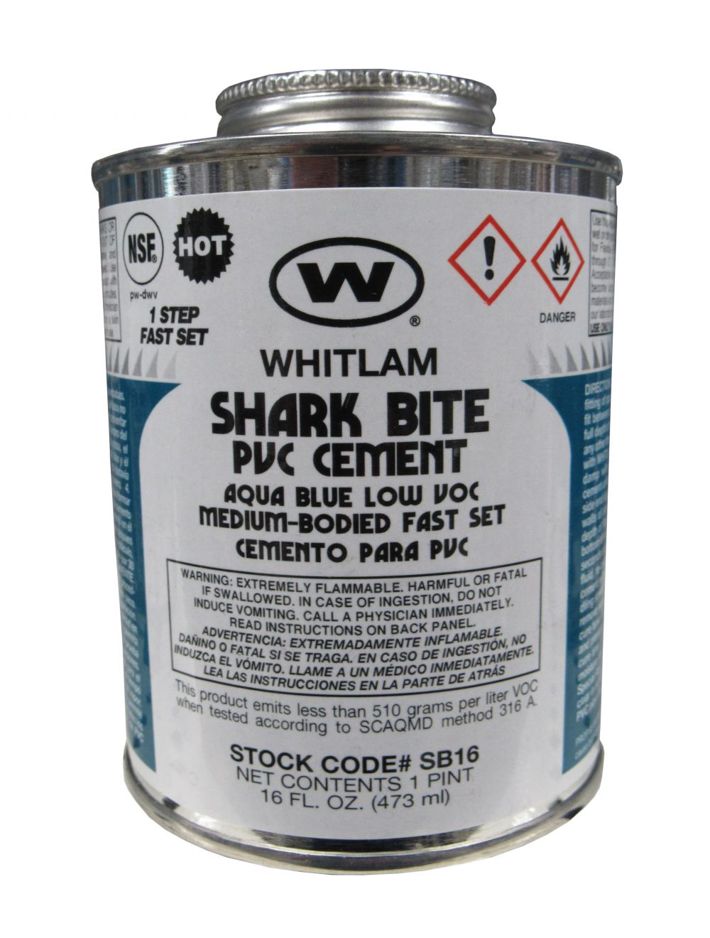 Blades & Williams Limited Whitlam Shark Bite PVC Cement 1pt