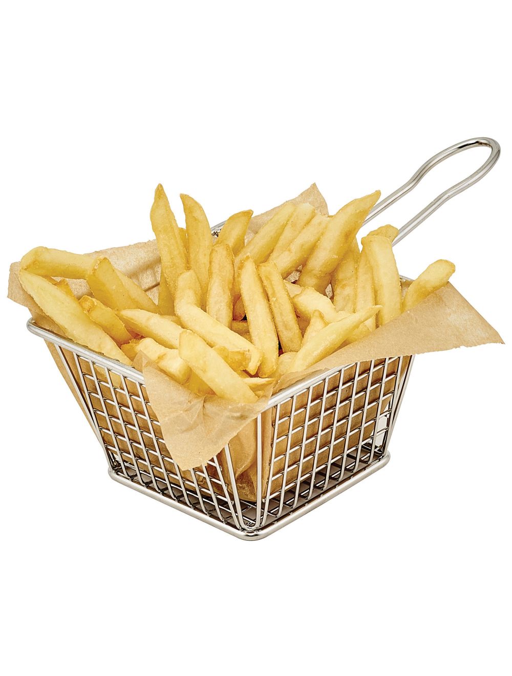 WinCo Fbm-443s 4x4x3-inch Square Mini Fry Basket for sale online 
