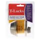 T-Lock Single Cylinder Deadbolt Lock Antique Brass