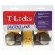 T-Lock Entrance Lock Antique Brass