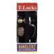 T-Lock Handleset Double Cylinder Antique Brass
