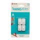 Hangables Micro Removeable Plastic White Hooks 4pk