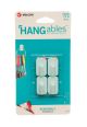 Hangables Micro Removeable Plastic Aqua Hooks 4pk