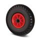 Puncture Resistant 10i H/Truck Wheel w/Roll Bearin