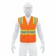 Truper Orange High Visibility Safety Vest