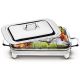 S/Steel & Tempered Glass Serving Dish