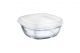 Square Glass Bowl 5-1/2i w/Lid