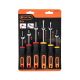 Tactix Screwdriver 6pc Set (Slotted & Philips)
