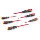 Tactix Screwdriver Insulated 6pc Set Slot/Philips