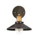 Wall Fixture 1LT 60W Max Black and Gold w/Canopy