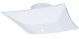 Square Ceiling Fixture White