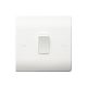 Switch 3x3 1 Gang 2 Way Retro White