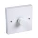 ROTARY DIMMER SWITCH 1 GANG 1 WAY WHITE