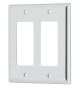 Decor Steel Wall Plate 2Gang