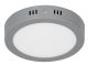 Gray 12W Round Flush Ceiling Light 65K 950lm