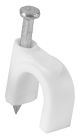 Round Cable Clip 8mm 20pk Volteck