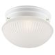 Ceiling Light Fixture White with Glass Dome