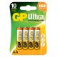 GP Ultra Alkaline AA 4pk