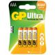 GP Ultra Alkaline AAA 4pk
