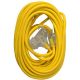 Extension Cord 12/3 50ft Yellow Triple Source