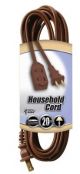 Southwire Household Extension Cord 20ft 16/2 Brown