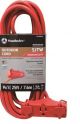 Outdoor Extension Cord 25ft 14/3 Red 3 Outlet