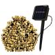 Solar String Light 200lt Warm White w/8 Functions