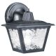 Wall Lantern 1Lt Black Poly