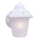 Wall Lantern Alum White Frosted Acrylic Lens