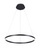 Ring LED Pendant Light Blk 68W 600mm