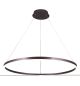 Ring LED Pendant Light Coffee 68W 600mm