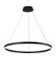 Ring LED Pendant Light Blk 90W 800mm