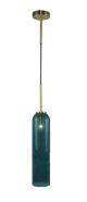 Blue Glass Pendant Light