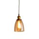 Pendant Light Fixture Black / Amber 7ix5i
