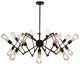 18 Bulb Black Ceiling Light