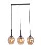 Amber 3 Bulb Pendant Light