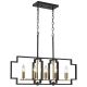 5 Bulb Matt Blk&Gold Pen Light