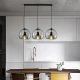 Clear Glass 3Bulb Pendant Light
