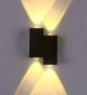 4W Outdoor Black Wall Light