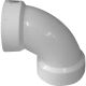 Elbow Waste White 1-1/2i 90°