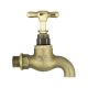 Plain Garden Bib Tap Rough Brass # 100-15