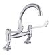 Bri Sink Mixer Pillar Type with Medical Lever Arms