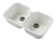 DBL EQUAL ACRYLIC SINK WHITE GX105 30.5X16.5X8