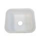 SGL BOWL ACRYLIC SINK WHITE GX106 19.3X17X8