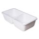 ACRYLIC DBL  BOWL SINK WHITE 35 X 17.5 GX202