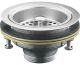 Kholer Duo Strainer / Basket Waste Chrome