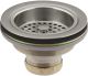 Kholer Duo Strainer / Basket Waste Brushed Nickel