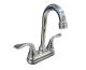 Briggs / Sayco Chrome 2 Lever Bar Faucet Hi Arc