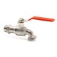 LEVER BALL VLVE BIB TAP 1/2iX3/4 IN PB50